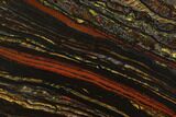 Polished Tiger Iron Stromatolite - Billion Years #129293-1